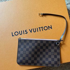LOUIS VUITTON DAMIER EBENE NEVERFULL POUCH MM